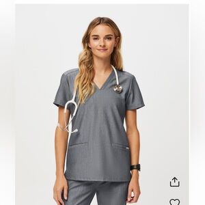 Figs Casma Scrub Top